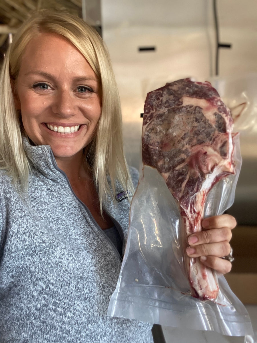 Tomahawk steak Koopmann Family Beef LLC